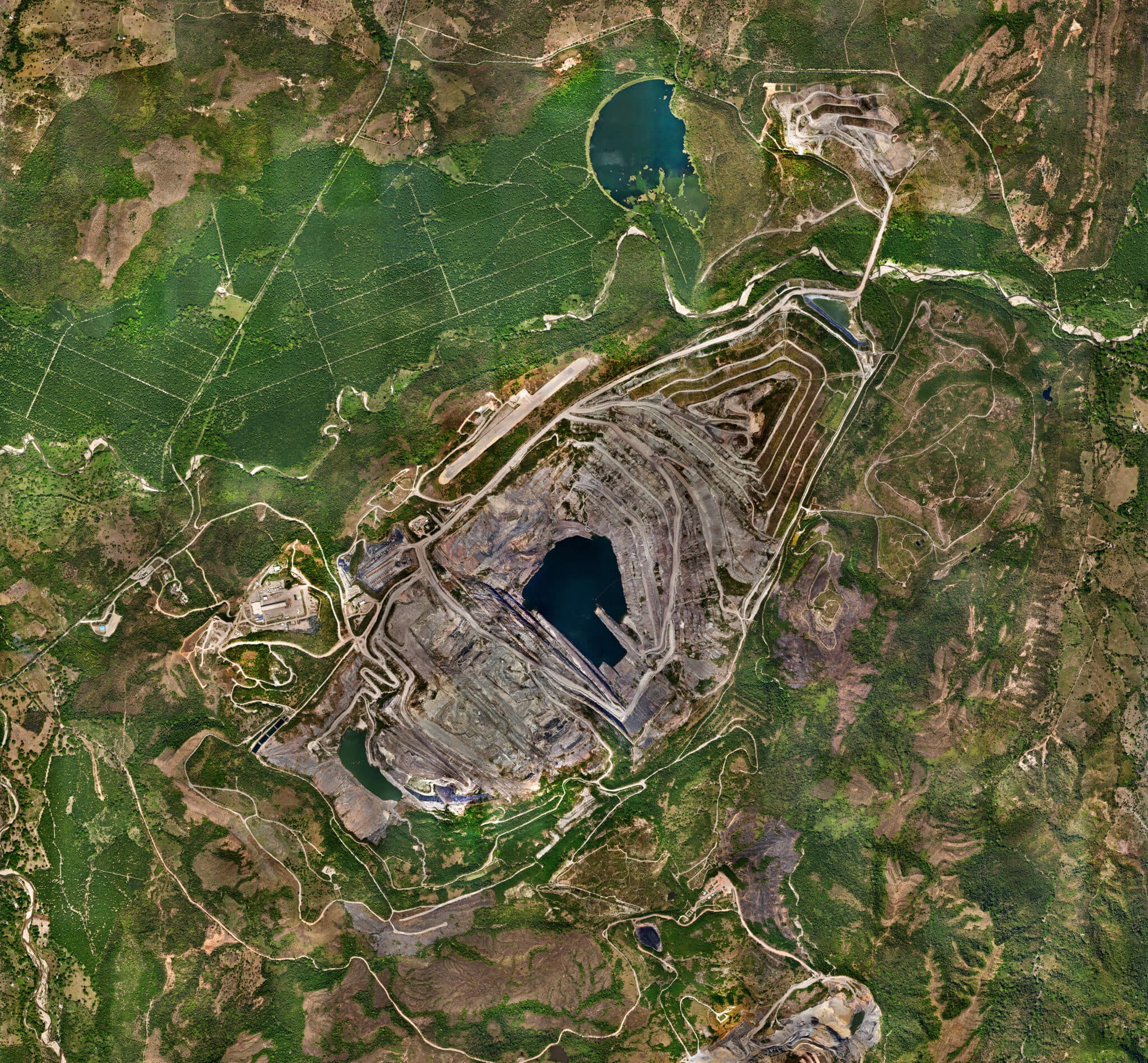 Vuelo fotogramétrico sobre infraestructura vial en Colombia — Foto Rudolf